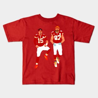 Patrick mahomes 15 x Travis KELCE 87 Kids T-Shirt